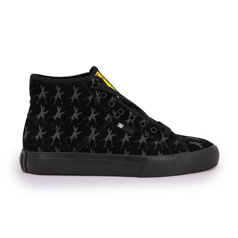 Baskets montantes toile Andy Warhol Manual Hi noir t38-47 Homme DC 